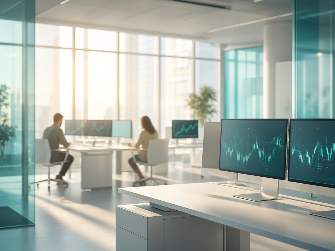 I team prodotto e supporto di Caudalence AI collaborano in un ufficio moderno e luminoso